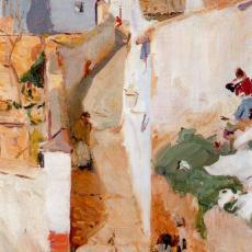 Rue à Grenade de Joaquin Sorolla