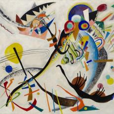 Segment bleu de Vassily Kandinsky