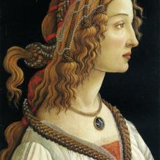 Portrait en buste de Simonetta Vespucci de Botticelli