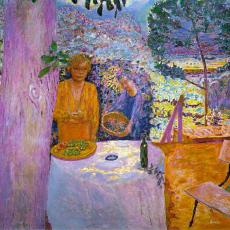 Terrasse à Vernon de Pierre Bonnard