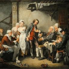 L'accordée de village de Jean-Baptiste Greuze