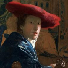 La jeune fille au chapeau rouge de Jan Vermeer
