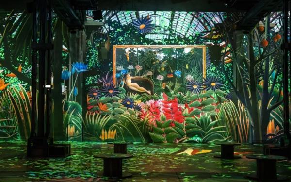 Affiche de l'exposition Le Douanier Rousseau, au pays des rêves