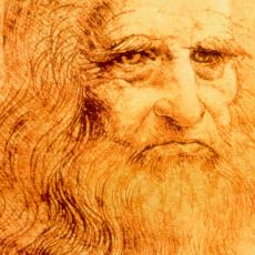Portrait de l'artiste Léonard De Vinci