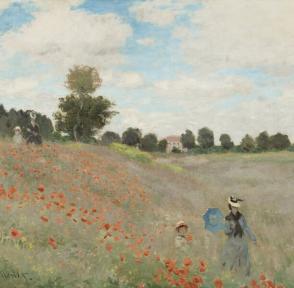 Les Coquelicots à Argenteuil de Claude Monet