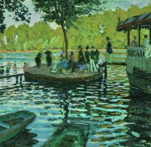 La grenouillère à Bougival de Claude Monet