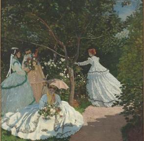 Femmes au jardin, à Ville d'Avray de Claude Monet