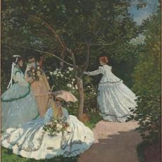 Femmes au jardin, à Ville d'Avray de Claude Monet