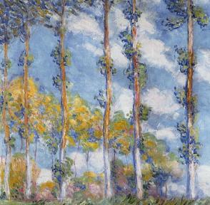 Les peupliers de Claude Monet