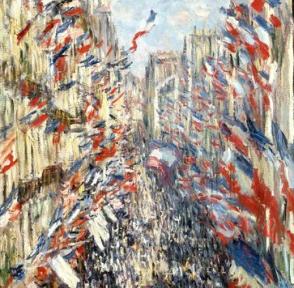 La Rue Montorgueil de Claude Monet