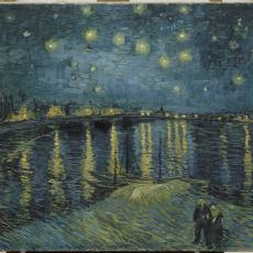 Nuit étoilée sur le Rhône de Vincent Van Gogh