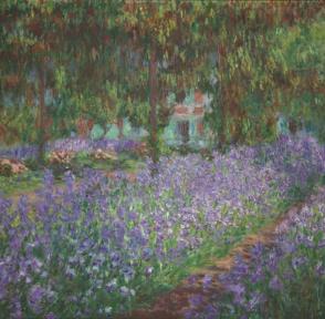 Le jardin de l'artiste à Giverny de Claude Monet