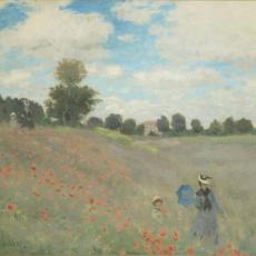 Coquelicots, environs d'Argenteuil de Claude Monet
