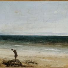 Le bord de mer à Palavas de Gustave Courbet