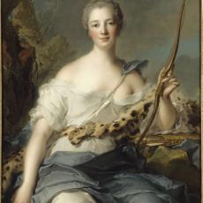 Jeanne-Antoinette Poisson (1722-1764), marquise de Pompadour de Jm Nattier