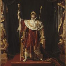 Portrait de Napoléon Ier en costume impérial de David