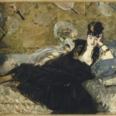 La dame aux éventails, Nina de Callias de Edouard Manet