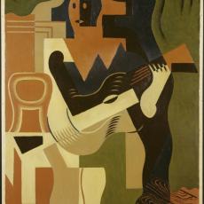 Arlequin à la guitare de Juan Gris