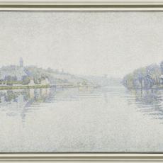 Bords de rivière, la Seine à Herblay de Paul Signac