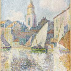 Le Clocher de Saint-Tropez de Paul Signac