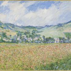 Le champ des coquelicots (environs de Giverny) de Claude Monet