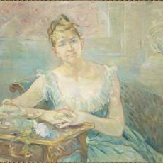 Louise Riesener (1860-1944),fille du peintre Léon Riesener de Berthe Morisot