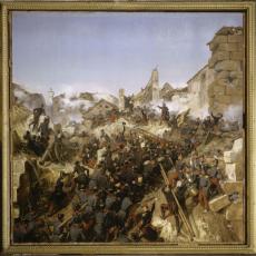 Episode de la conquête de l'Algérie en 1837 de Horace Vernet