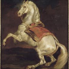 Cheval cabré dit Tamerlan de Jean Louis Théodore Géricault