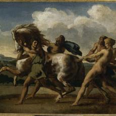 Cheval arrêté par des esclaves de Jean Louis Théodore Géricault