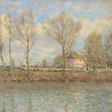 L'Île de la Grande Jatte, Neuilly sur Seine de Alfred Sisley