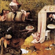 Allégorie de la gourmandise et de la luxure de Jérôme BOSCH