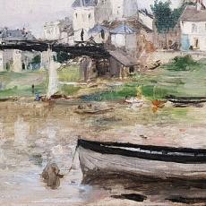 Bateaux sur la Seine de Berthe Morisot