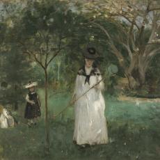 La Chasse aux papillons de Berthe Morisot