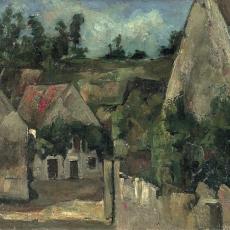 Carrefour de la Rue Rémy à Auvers de Paul Cézanne