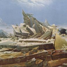 La mer de glace de Caspar David Friedrich