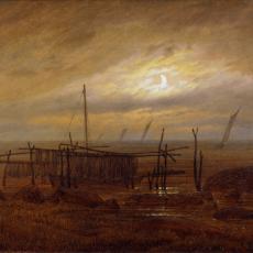 Paysage de bord de mer de Caspar David Friedrich