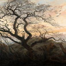 L'Arbre aux corbeaux de Caspar David Friedrich