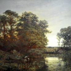 Paysage au marais de Charles-François Daubigny