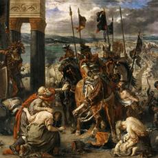 La prise de Constantinople de Eugène Delacroix