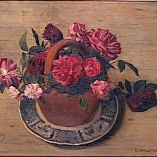Roses rouges de Félix Vallotton