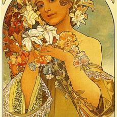 Fleur de Alfons Mucha