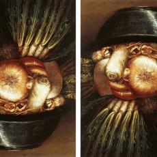 Le Jardinier ou légumes dans une jatte de Giuseppe Arcimboldo