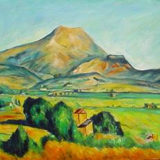 La montagne Ste Victoire de Paul Cézanne