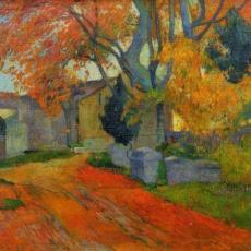 Les Alyscamps, Arles de Vincent Van Gogh