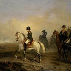 Napoléon et son état-major à cheval de Horace Vernet