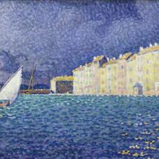Orage à Saint Tropez de Paul Signac