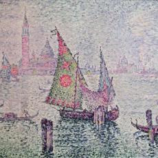 La voile verte, Venise de Paul Signac
