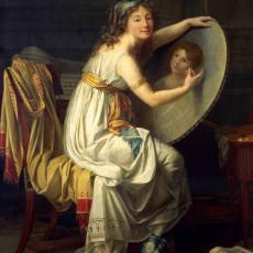 Portrait de mademoiselle Ducreux dit autrefois portrait de madame Vigée Lebrun