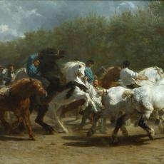Le marché aux chevaux de Rosa Bonheur