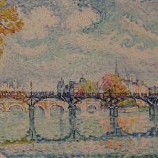 Le Pont des Arts de Paul Signac